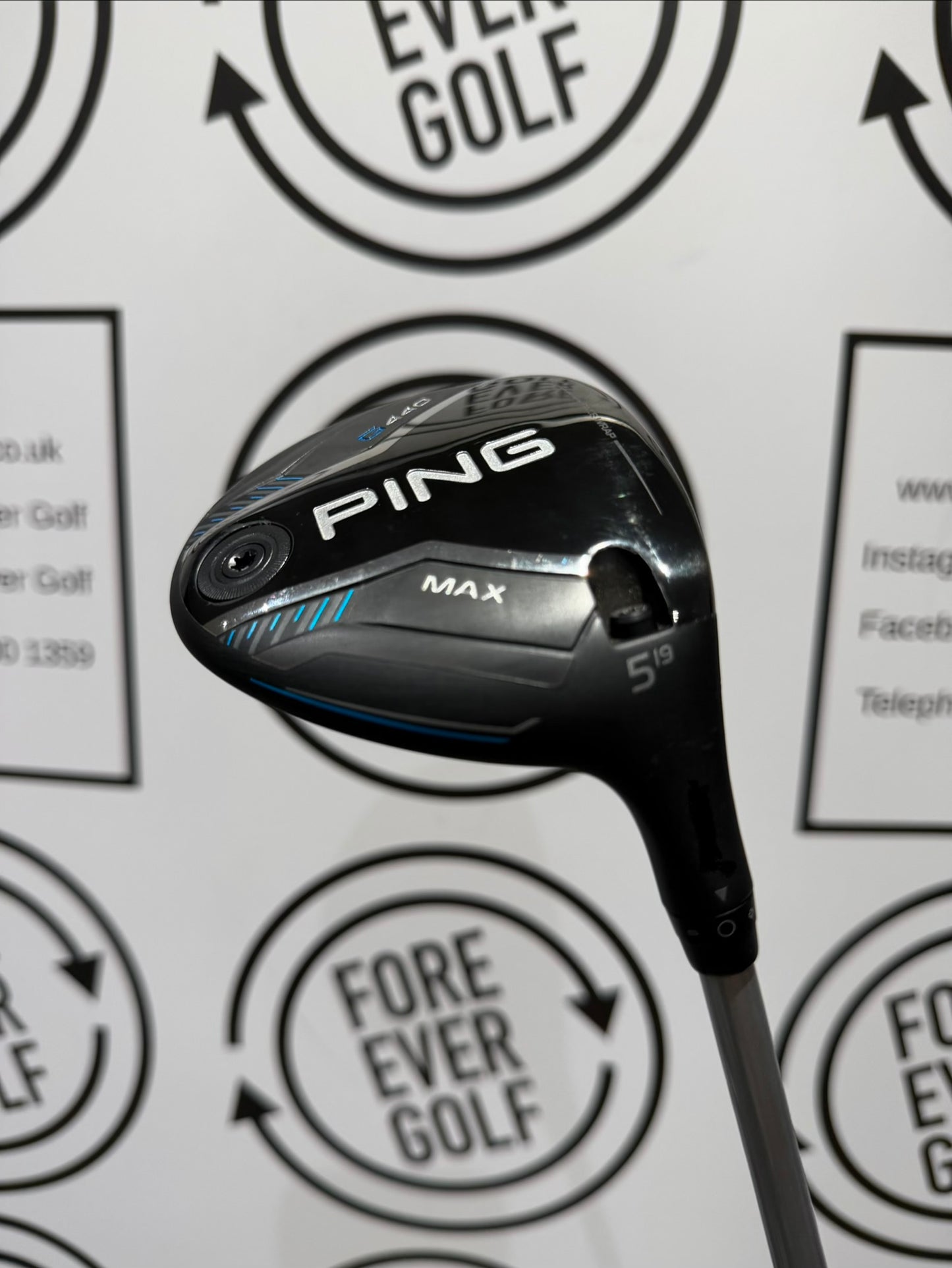 PING G440 MAX 5 WOOD / 19 Degree / RH / 45g Alta Quick Soft Reg Flex