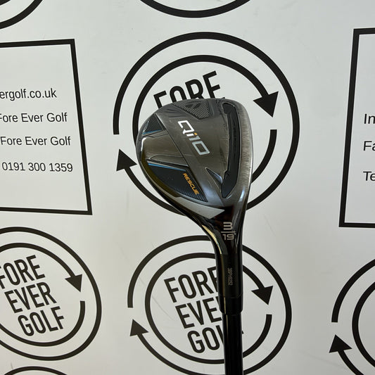 TAYLORMADE Qi10 3 HYBRID / 19 Deg / Mens RH / 70g Stiff Flex / FAIR USED