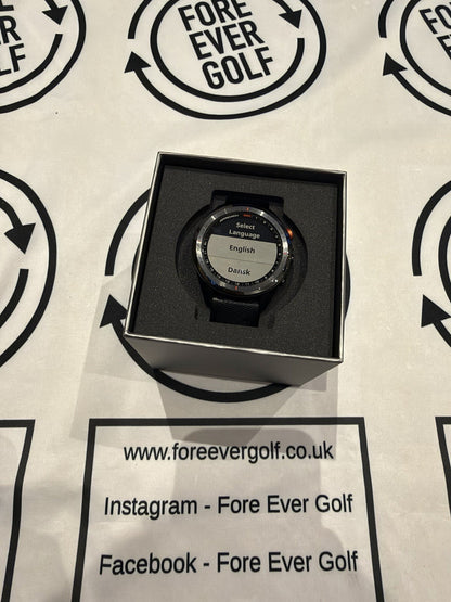 GARMIN APPROACH S62 GOLF GPS WATCH / Black Strap / Touchscreen / V.GOOD USED