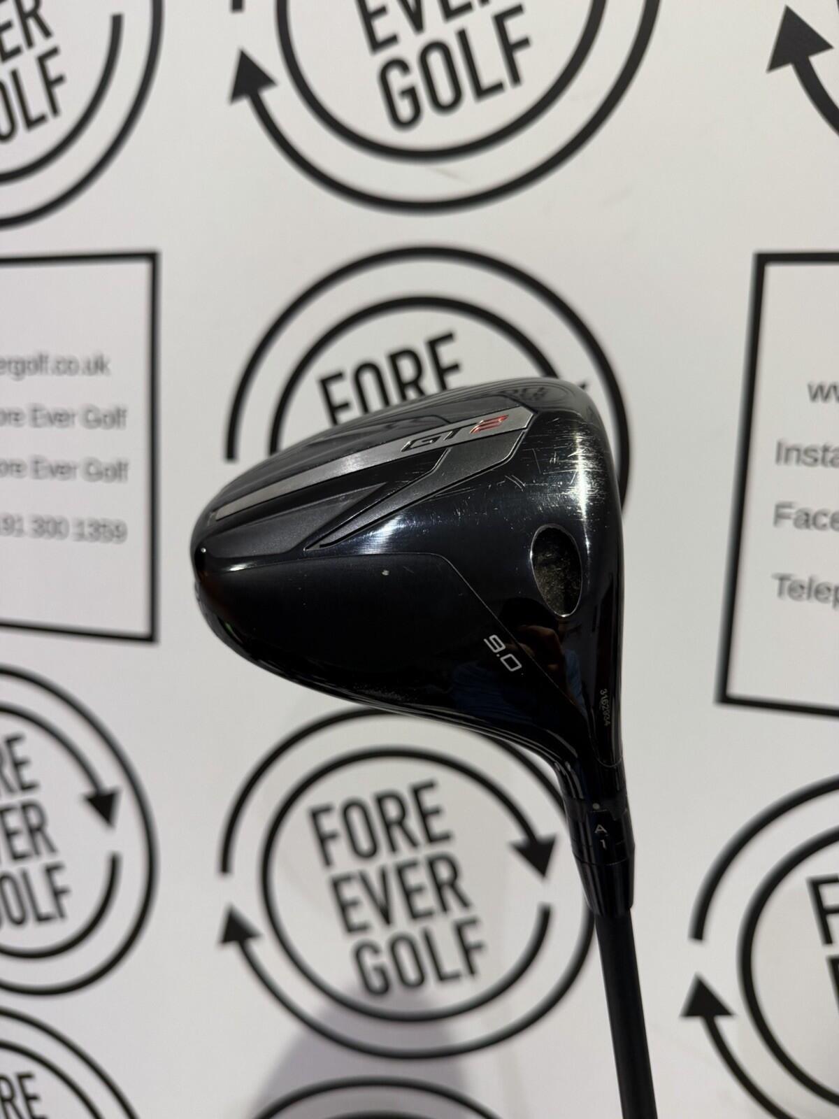 TITLEIST GT2 DRIVER / 9 Deg / Mens RH / 55g Reg Flex / GOOD USED
