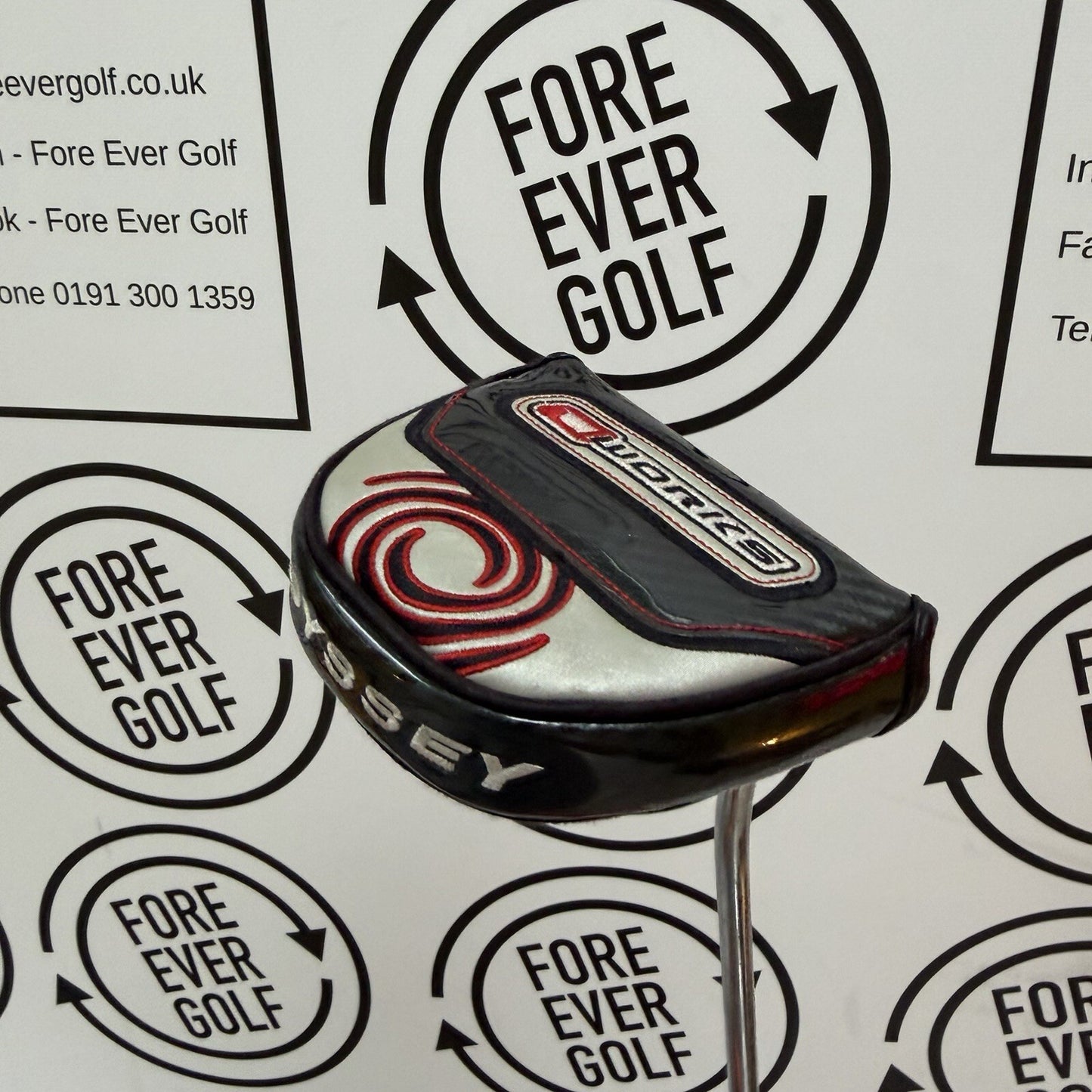 ODYSSEY O-WORKS RED MARXMAN PUTTER / RH / 34” / GOOD USED