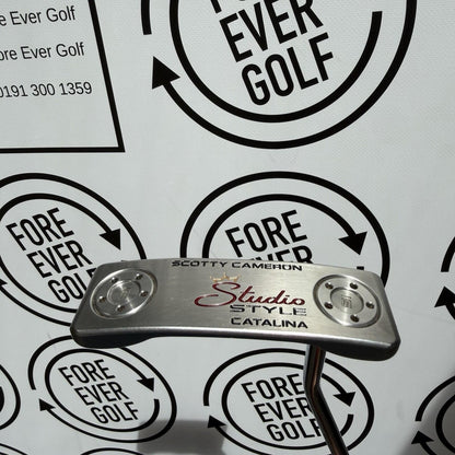 SCOTTY CAMERON STUDIO STYLE CATALINA PUTTER / 34” / Mens RH / V.GOOD USED