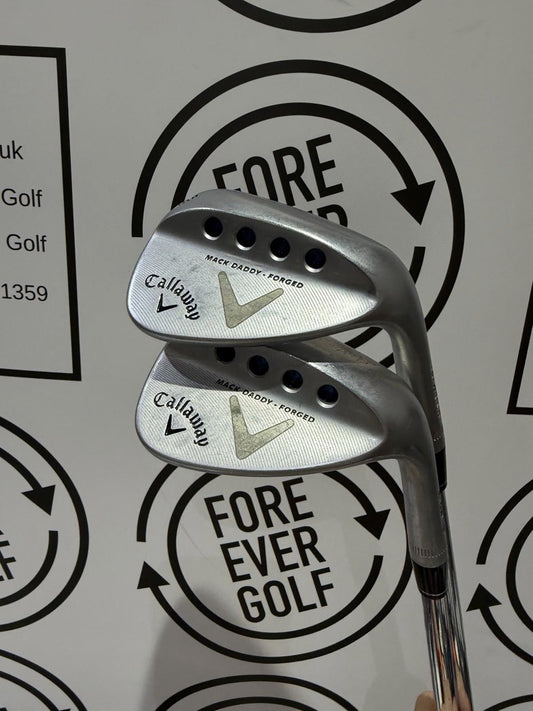 CALLAWAY MACK DADDY FORGED WEDGES / 56 & 60 Deg / RH / Wedge Flex / GOOD USED