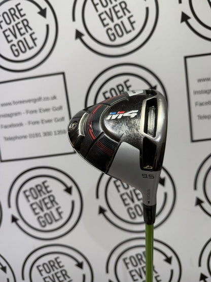 TAYLORMADE M4 DRIVER / 9.5 Degree / Mens RH / 60g X-Stiff Flex / GOOD USED