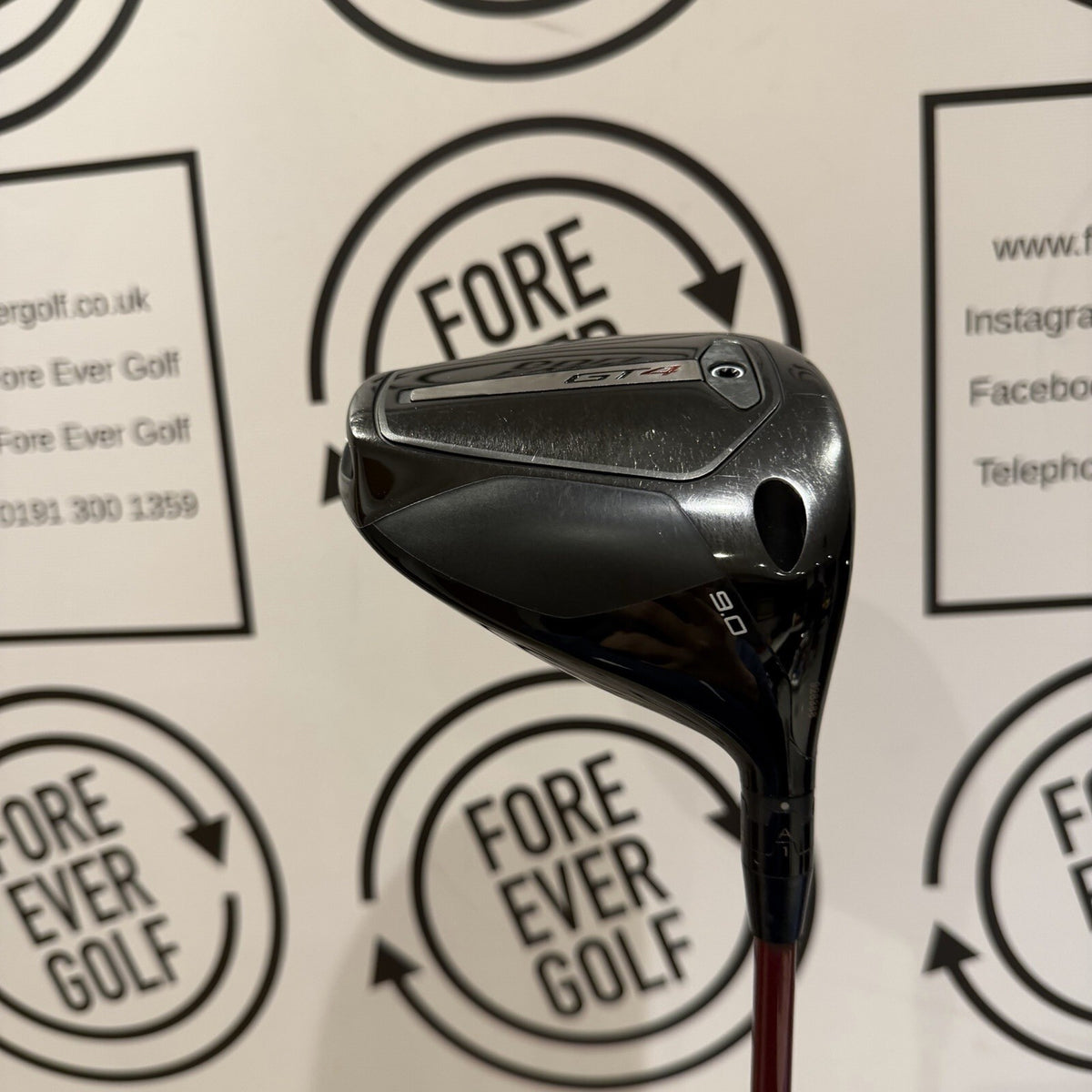 TITLEIST GT4 DRIVER / 9 Deg / Mens RH / 50g Stiff Flex / V.GOOD USED