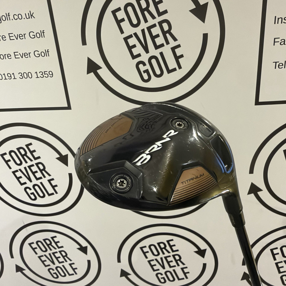 TAYLORMADE BRNR MINI DRIVER / 11.5 Deg / Mens RH / 65g Stiff Flex / GOOD USED