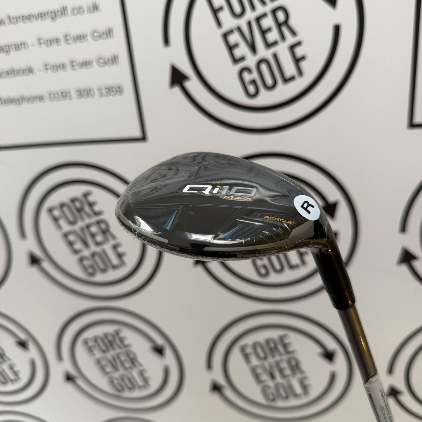 TAYLORMADE Qi10 MAX 4 HYBRID / 23 Deg / RH / 50g Reg Flex / NEW