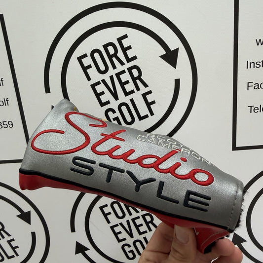 SCOTTY CAMERON STUDIO STYLE BLADE PUTTER HEADCOVER / V.GOOD USED