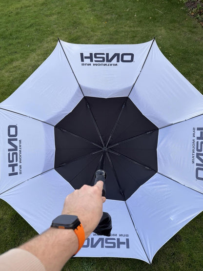 SUN MOUNTAIN H2NO GOLF UMBRELLA / White/Black - NEW