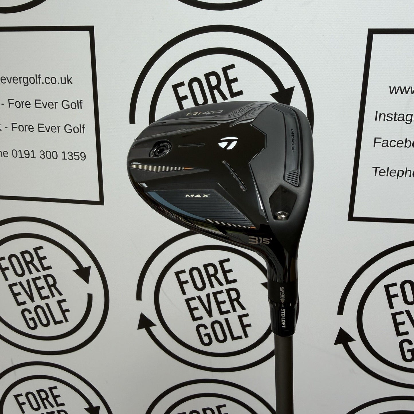TAYLORMADE Qi4D MAX 3 WOOD / 15 Degree / RH / 45g A Flex / MINT USED