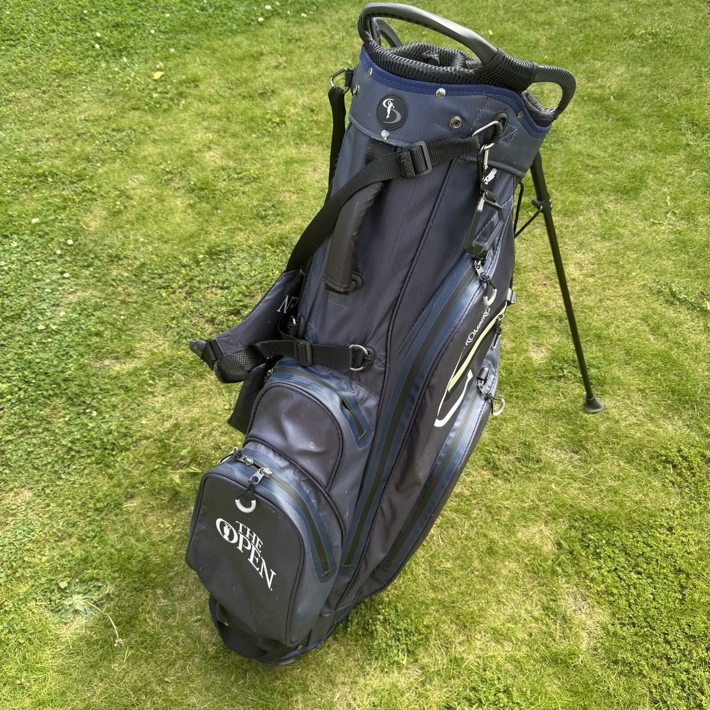 STROMBERG x THE OPEN Golf Carry Bag / Navy / 14 Way Divide / OK USED