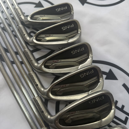 PING G25 IRONS / 5 - PW + SW / RH / White Dot / Reg Flex / GOOD USED