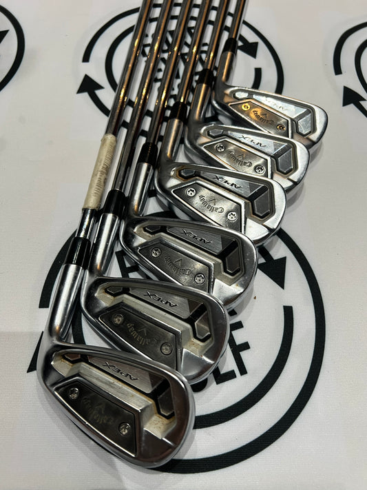CALAWAY APEX TCB FORGED IRONS / 5 - PW / Mens RH / 120g Stiff Flex