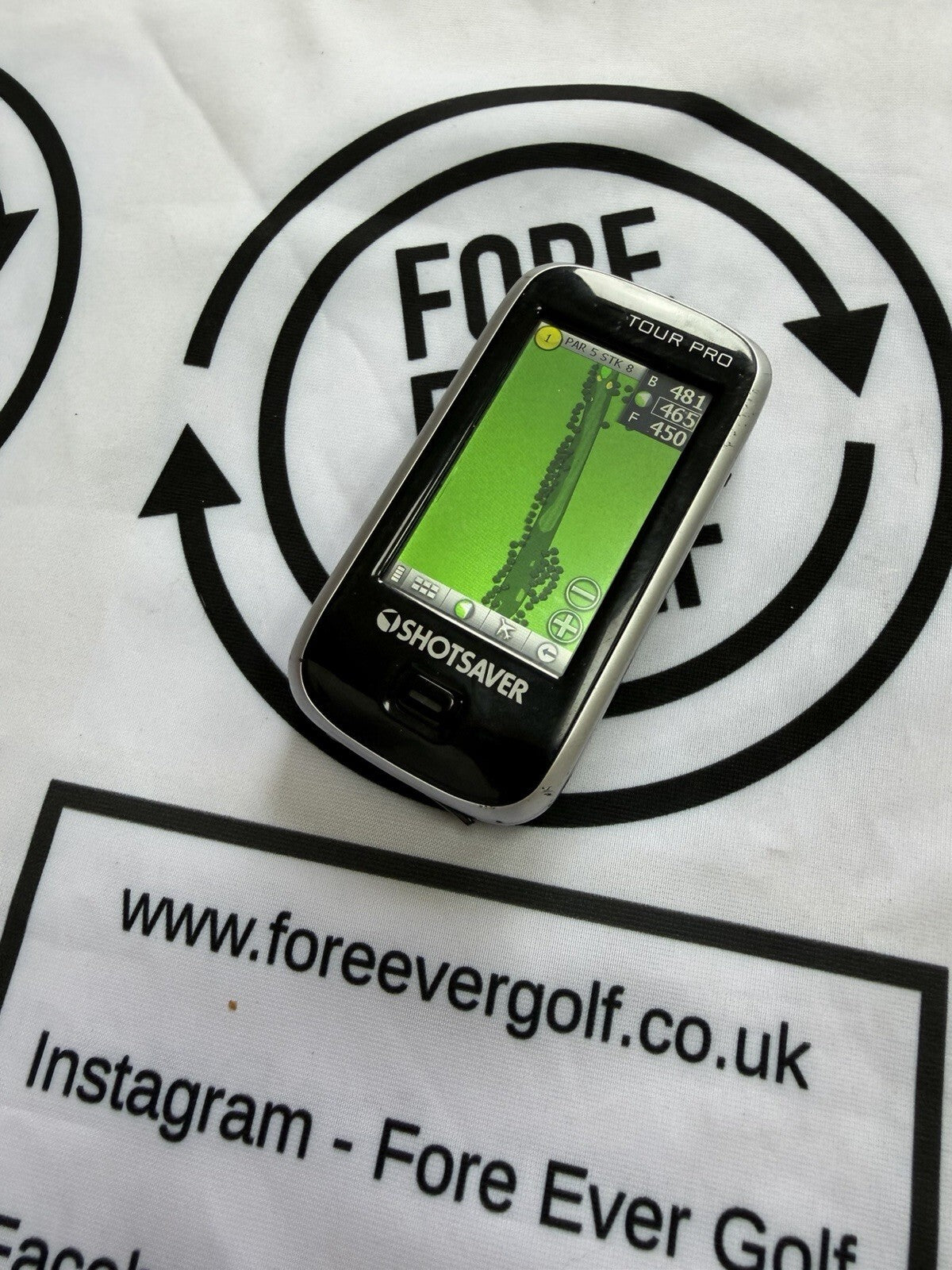 SNOOPER SHOT SAVER TOUR PRO GOLF GPS / HAND HELD / GOOD USED