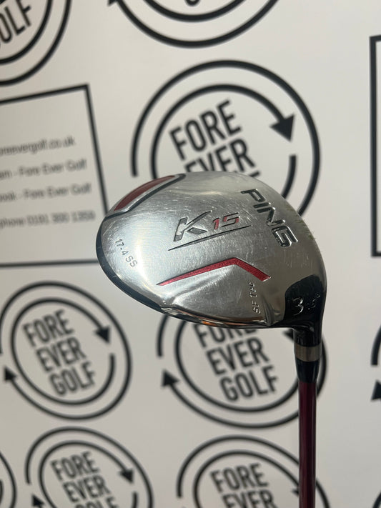 PING K15 SF TEC 3 WOOD / 16 Degree / Mens RH / Regular Flex