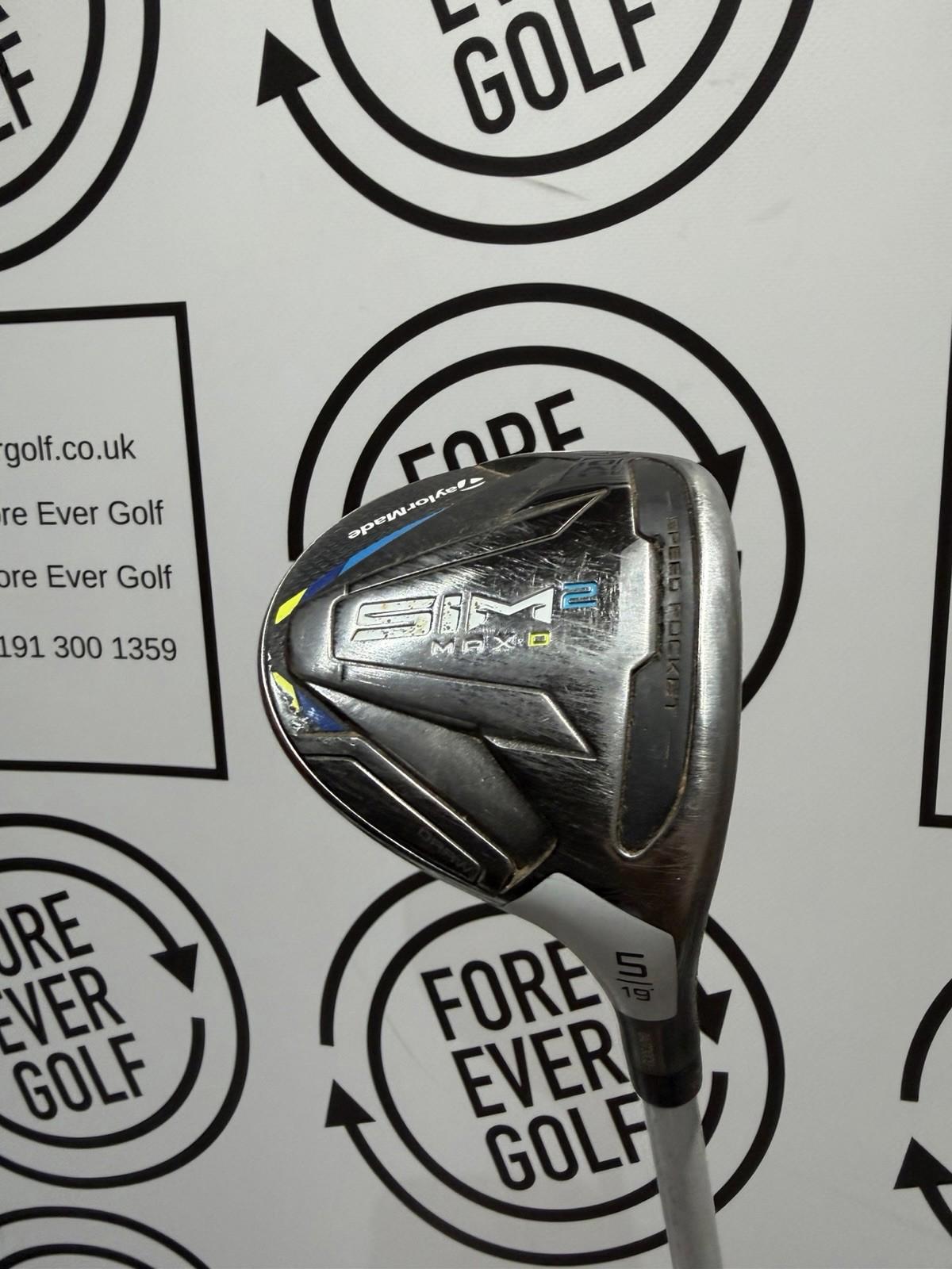TAYLORMADE SIM2 MAX-D 5 WOOD / 19 Degree / RH / 45g Reg Flex / OK USED