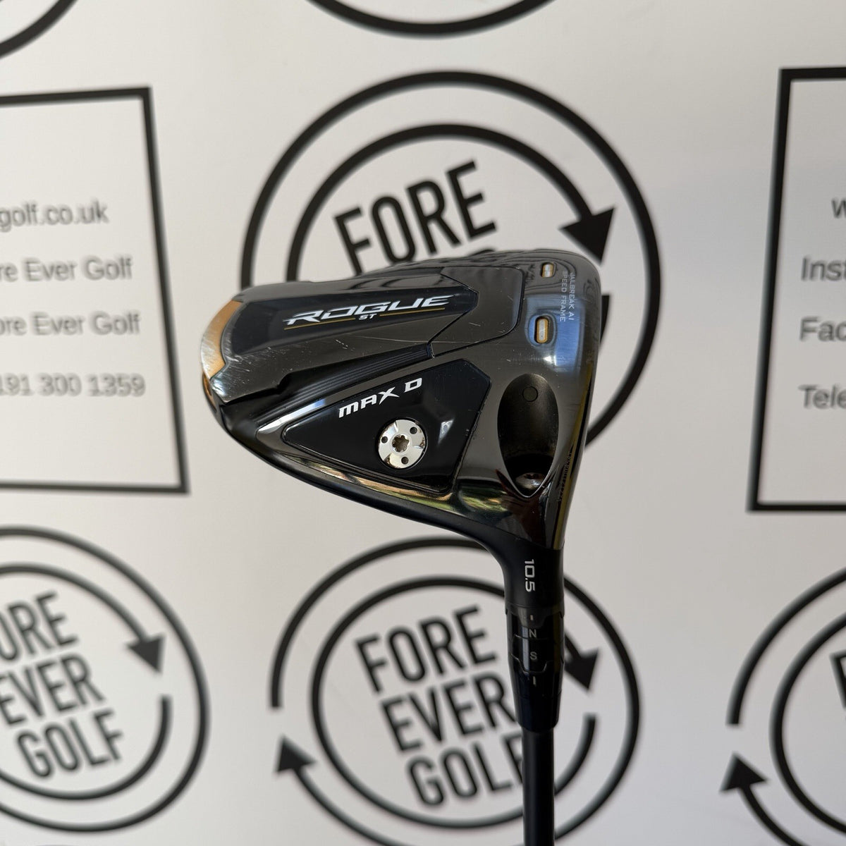 CALLAWAY ROGUE ST MAX-D DRIVER / 10.5 Deg / RH / 50g Reg Flex / GOOD USED