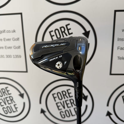 CALLAWAY ROGUE ST MAX-D DRIVER / 10.5 Deg / RH / 50g Reg Flex / GOOD USED