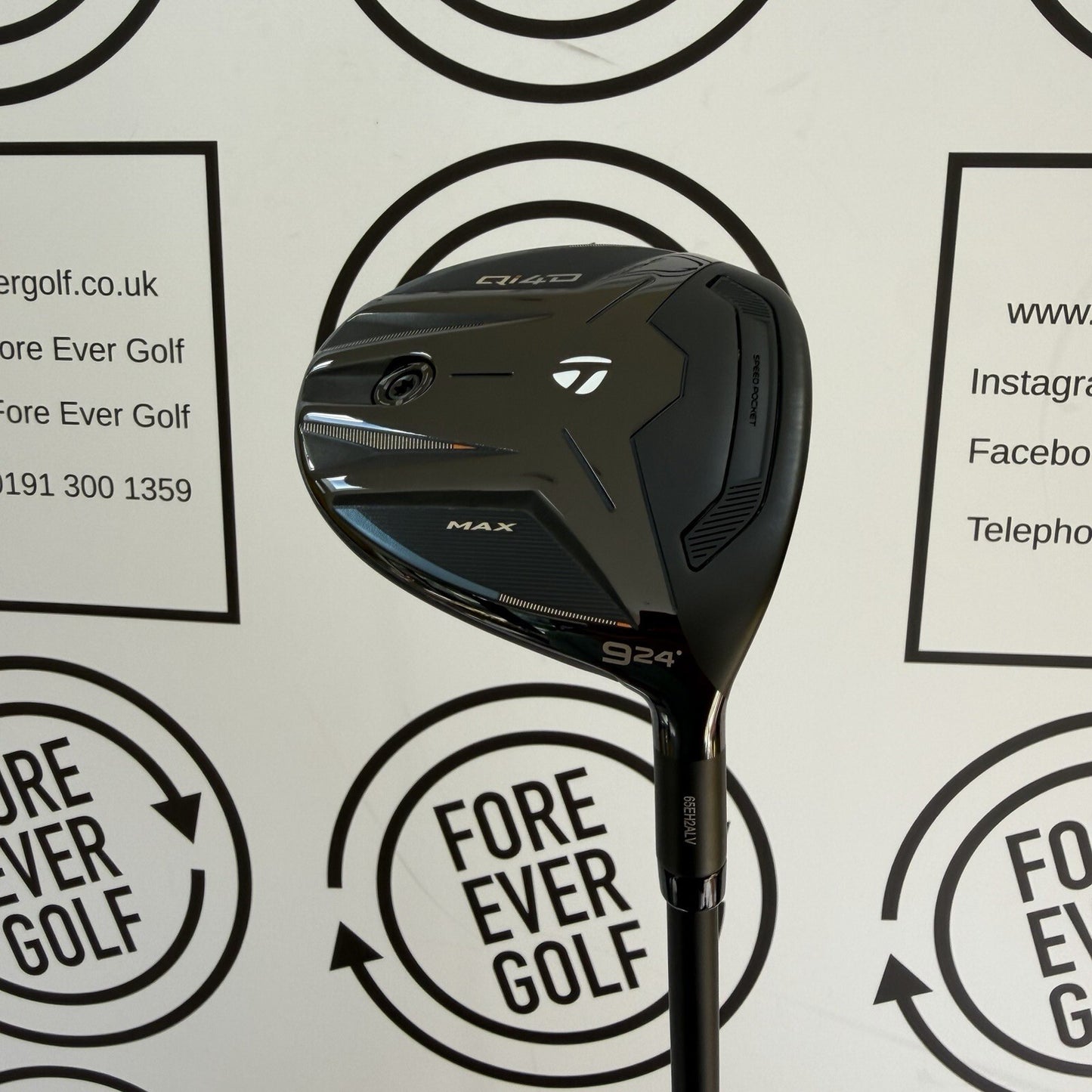 TAYLORMADE Qi4D MAX 9 WOOD / 24 Deg / Mens RH / 55g Reg Flex / MINT USED