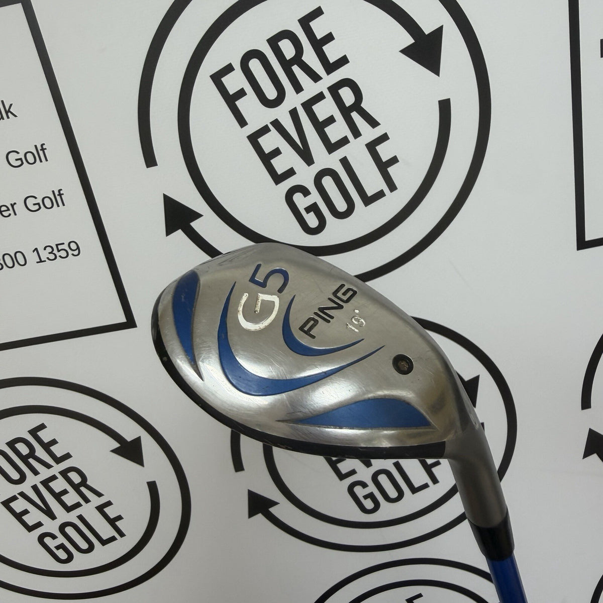 PING G5 3 HYBRID / 19 Deg / Mens RH / Stiff Flex / GOOD USED