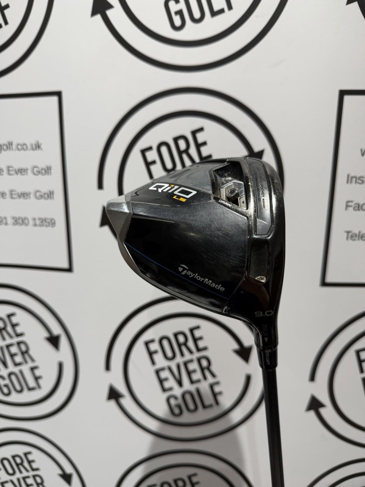 TAYLORMADE Qi10 LS DRIVER / 9 Deg / RH / 70g Stiff Flex / GOOD USED