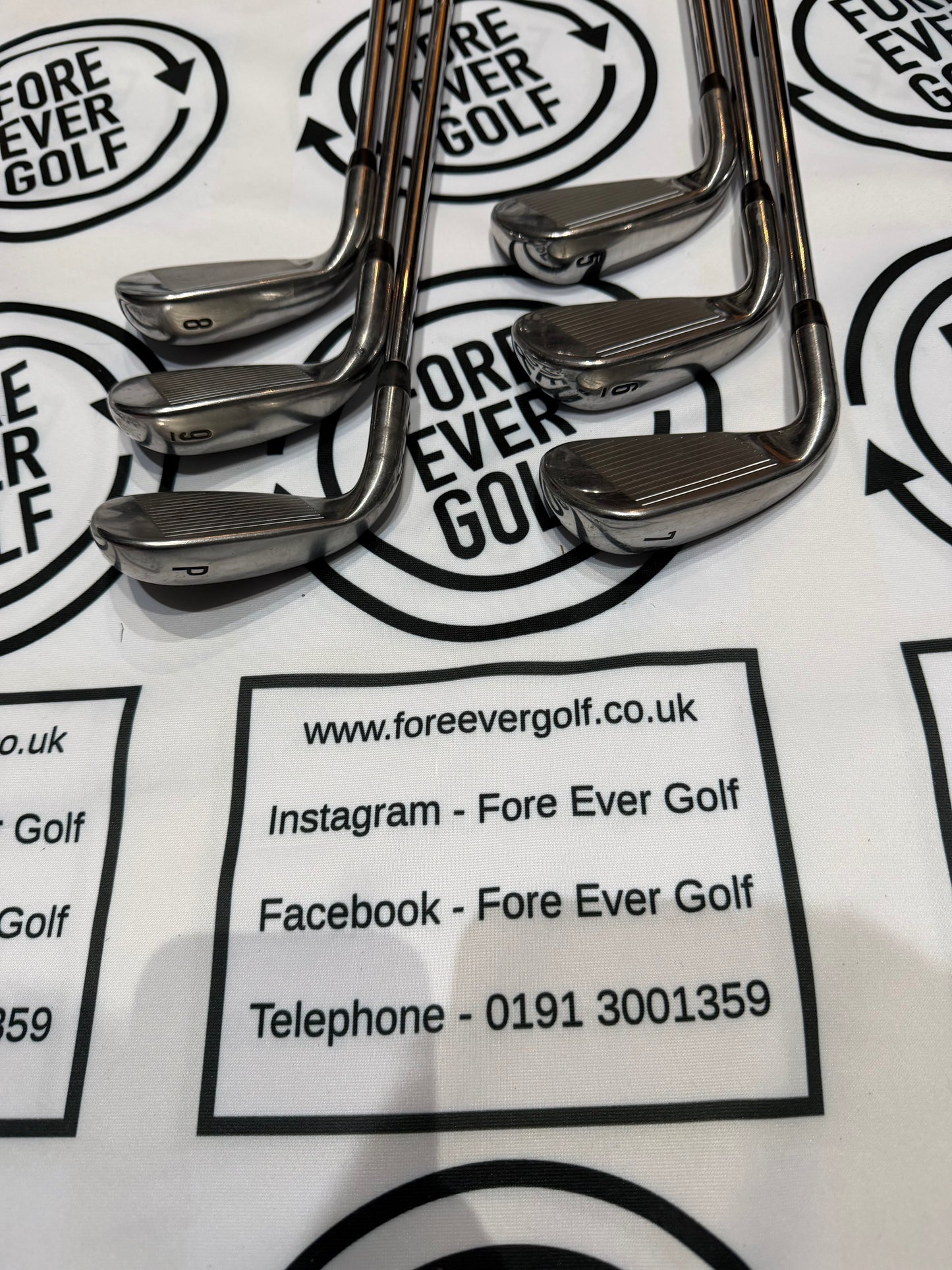 CALLAWAY ROGUE CF-18 IRONS / 5 - PW / 95g Reg Flex / RH