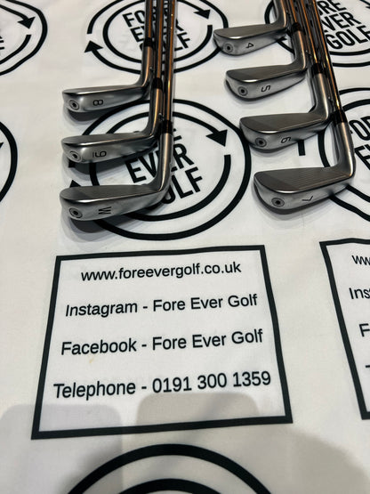 PING BLUEPRINT S IRONS / 4 - PW / RH / 105g Stiff Flex / BLUE DOT