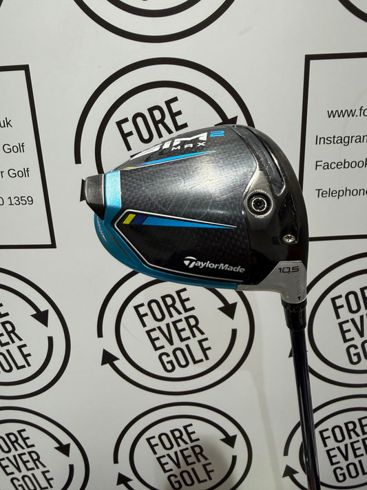 TAYLORMADE SIM2 MAX DRIVER / 10.5 Deg / RH / 50g Reg Flex