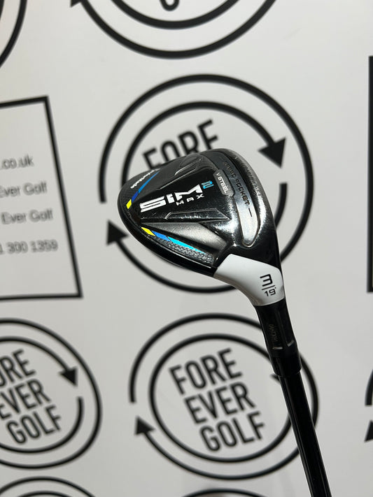 TAYLORMADE SIM2 MAX 3 HYBRID / 19 Deg / RH / 80g Stiff Flex
