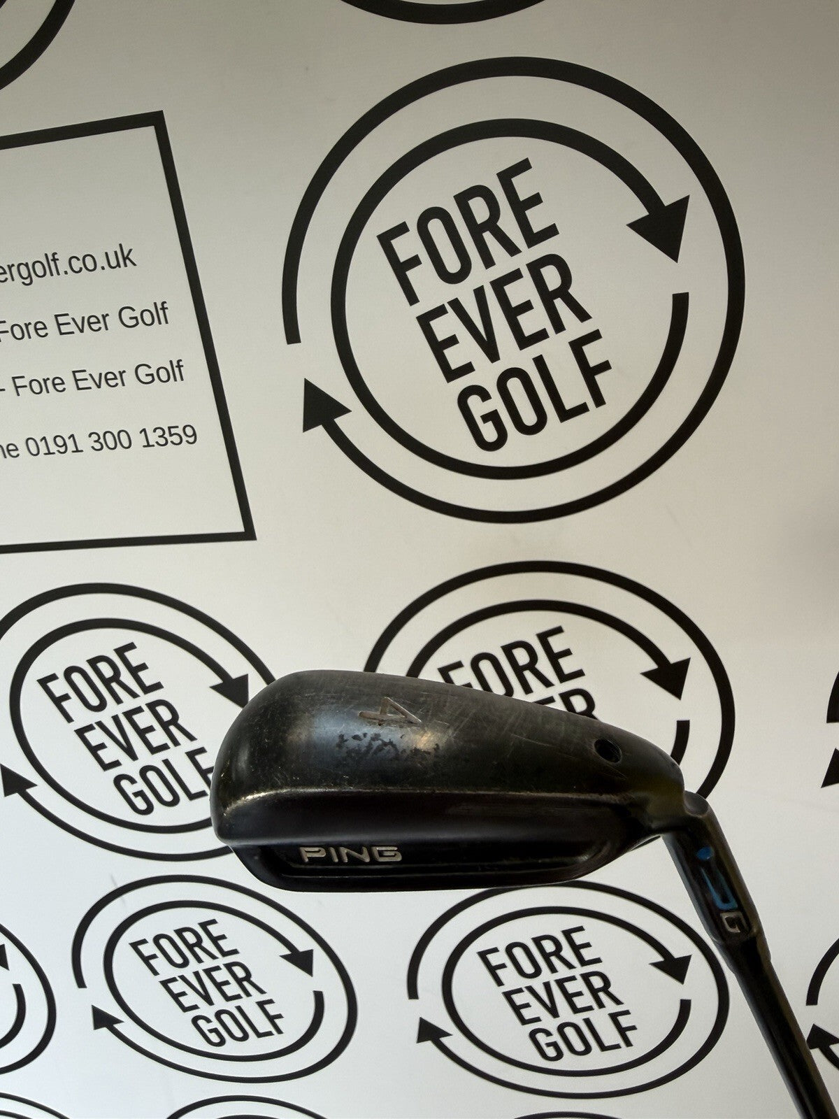 PING G SERIES CROSSOVER 4 IRON / Mens RH / Blue Dot / 70g Reg Flex / GOOD USED