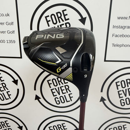 PING G430 MAX DRIVER / 9 Degree / Mens RH / 60g Stiff Flex / V.GOOD USED