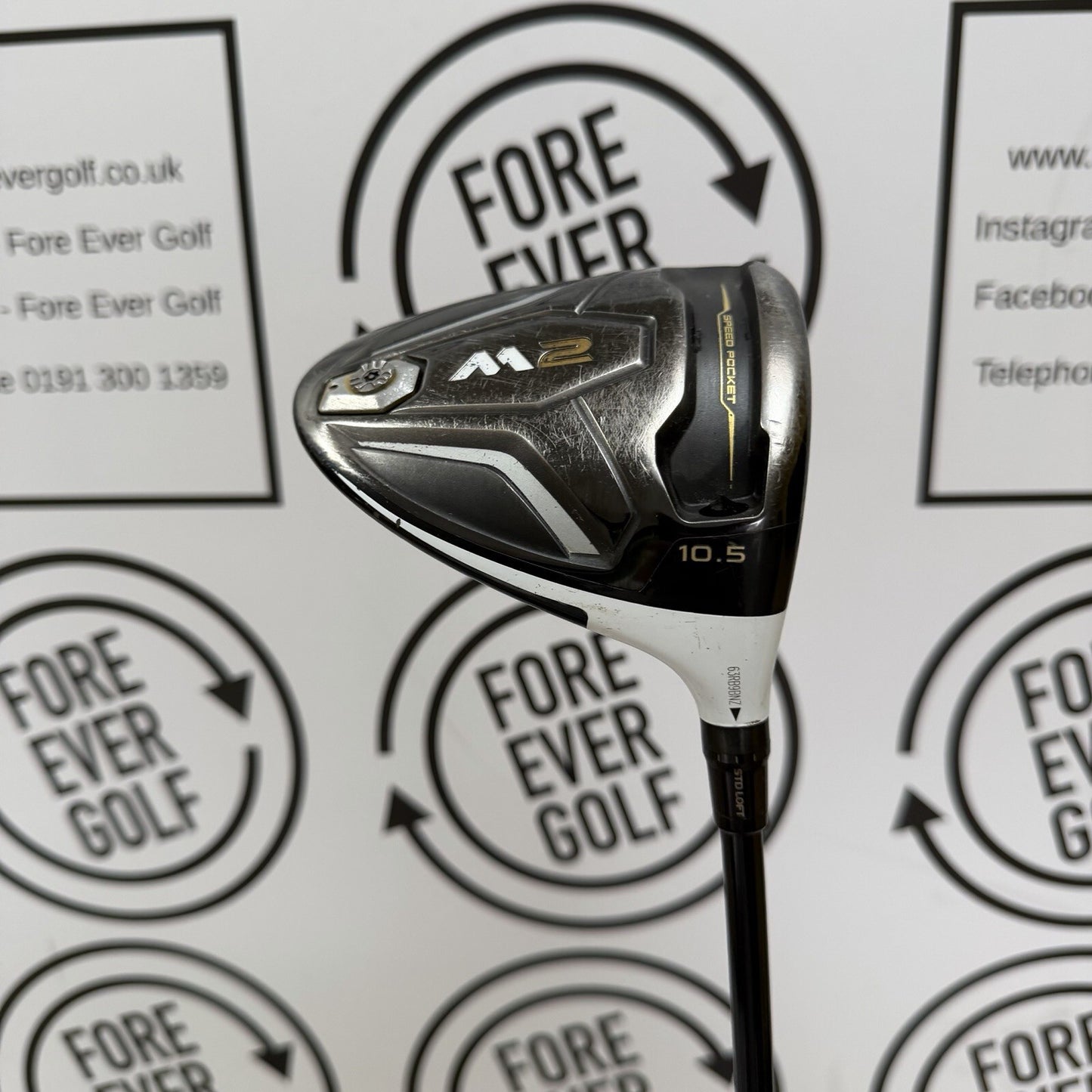 TAYLORMADE M2 DRIVER / 10.5 Deg / Mens RH / 50g Reg Flex / GOOD USED