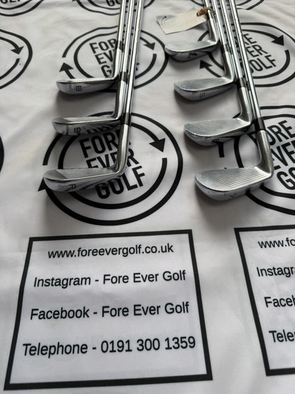 TAYLORMADE P7MC (2021) IRONS / 4 - PW / Mens RH / 120g Stiff Flex / GOOD USED