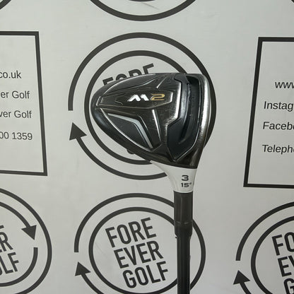 TAYLORMADE M2 3 WOOD / 15 Deg / Mens RH / 65g Reg Flex / GOOD USED