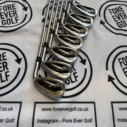 PING G410 IRONS / 4 - PW / Blue Dot / Mens RH / 98g Reg Flex / GOOD USED