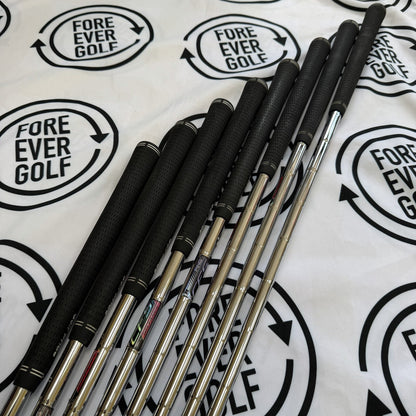 PING G30 IRONS / 4 - PW + UW / RH / Regular Flex / Black Dot / GOOD USED
