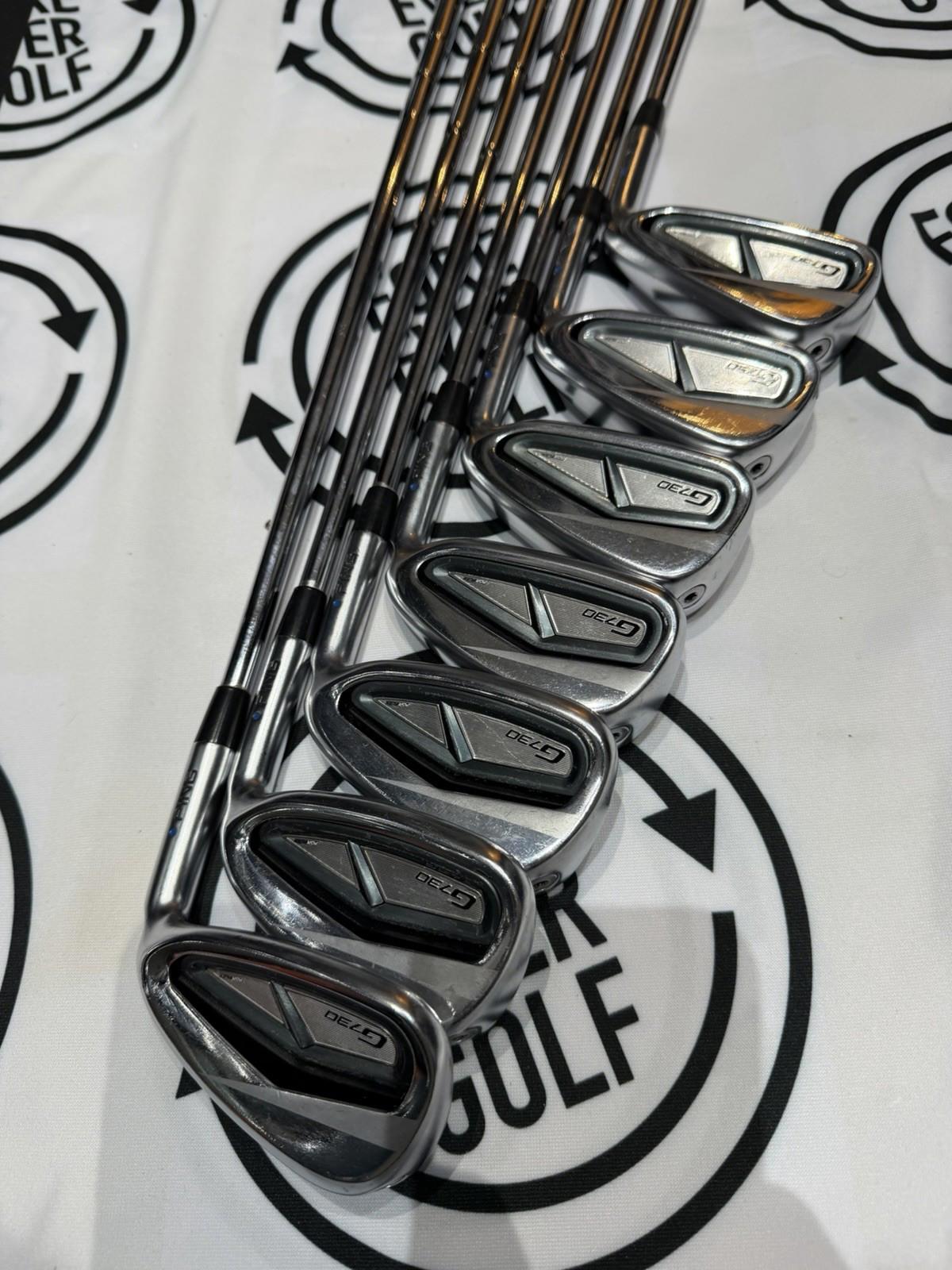 PING G730 IRONS / 5 - UW / Blue Dot / Mens RH / 100g Reg Flex / V.GOOD USED