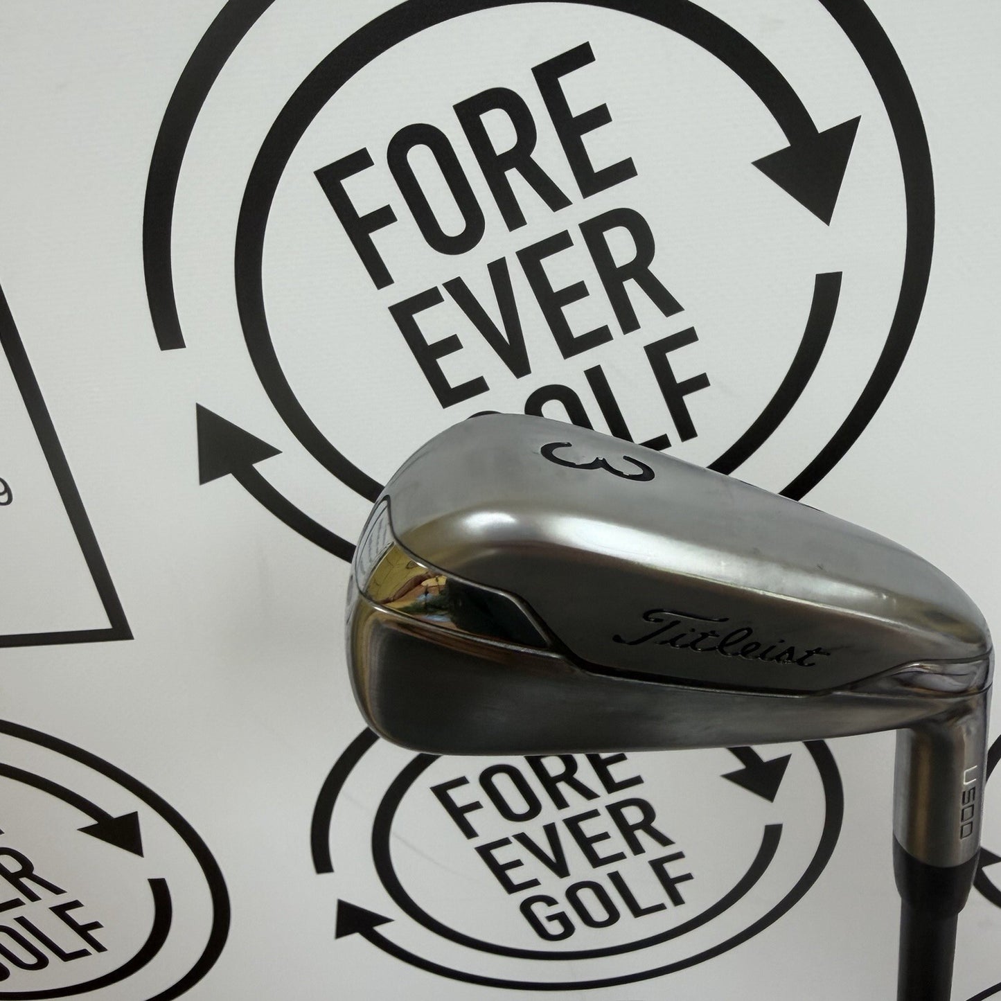 TITLEIST U500 3 IRON / Mens RH / 90g Stiff Flex / GOOD USED