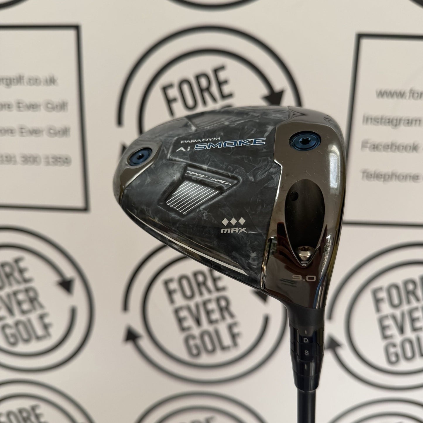 CALLAWAY Ai SMOKE TRIPLE DIAMOND MAX  DRIVER / 9 Deg / 55g Reg Flex / RH / VGC