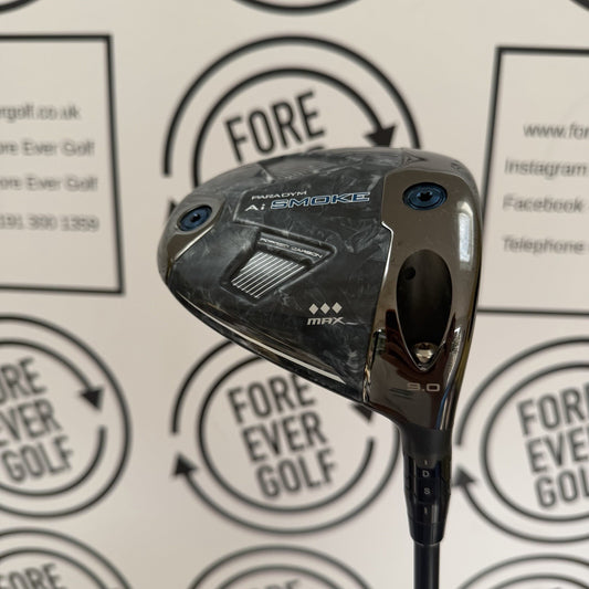 CALLAWAY Ai SMOKE TRIPLE DIAMOND MAX  DRIVER / 9 Deg / 55g Reg Flex / RH / VGC