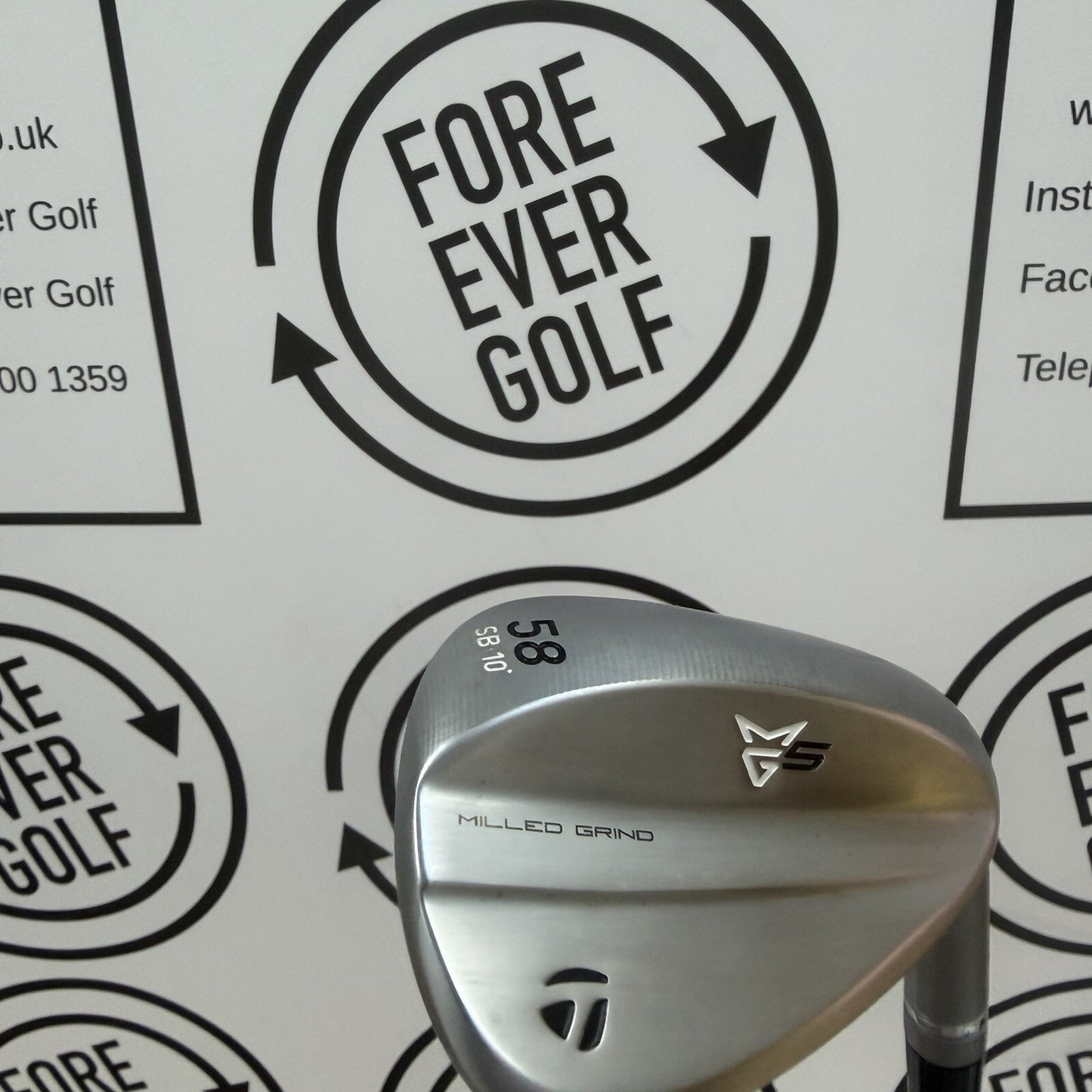 TAYLORMADE MG5 MILLED GRIND 5 LOB WEDGE / 58 (SB-10) / Wedge Flex / RH / V.GOOD