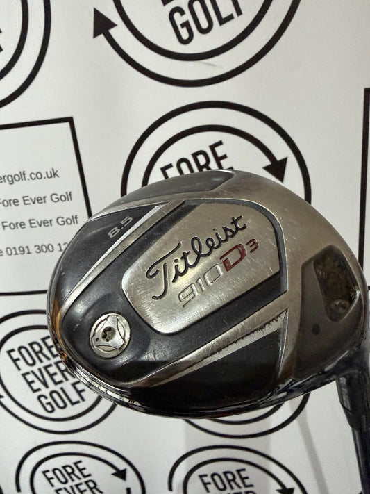 TITLEIST 910 D3 DRIVER / 8.5 Degree / Mens RH 65g Reg Flex / GOOD USED