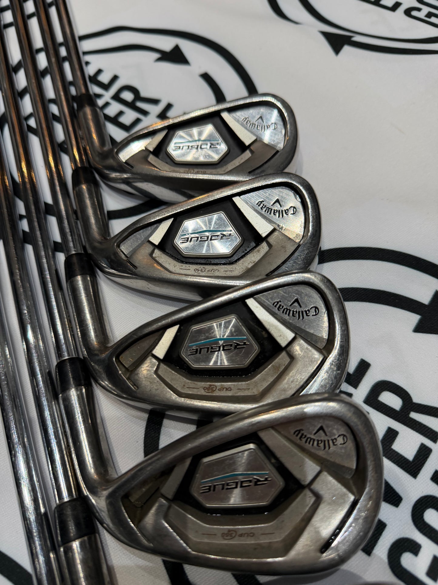 CALLAWAY ROGUE CF-18 IRONS / 5 - PW / 95g Reg Flex / RH