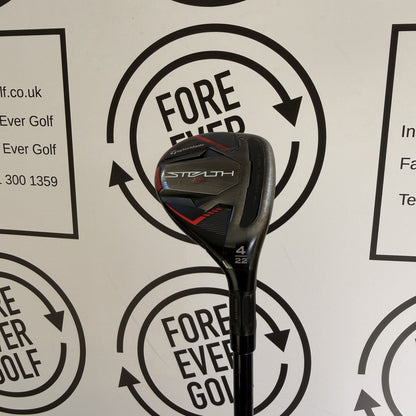 TAYLORMADE STEALTH 2 4 HYBRID / 22 Degree / RH / 60g Reg Flex / GOOD USED