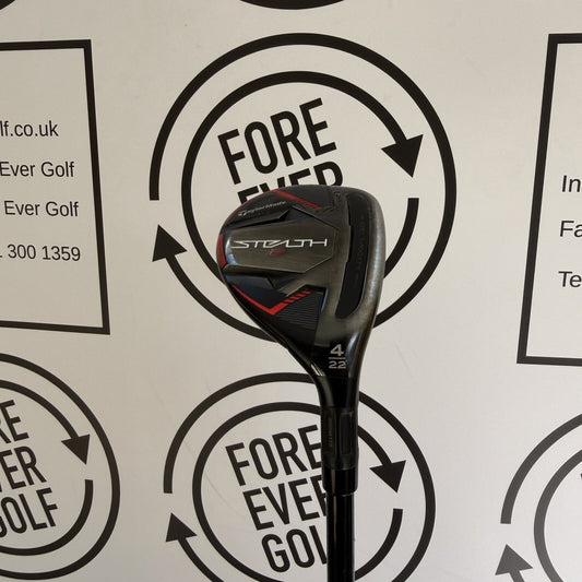 TAYLORMADE STEALTH 2 4 HYBRID / 22 Degree / RH / 60g Reg Flex / GOOD USED