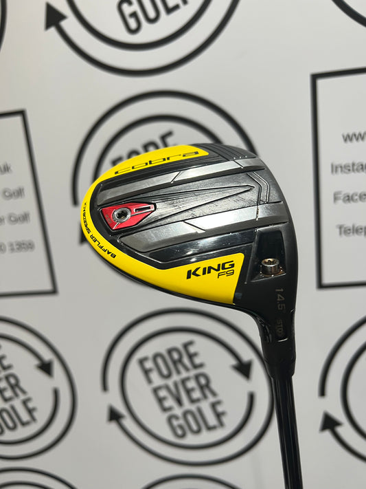 COBRA F9 3 WOOD / 15 Deg / RH / 70g Stiff Flex
