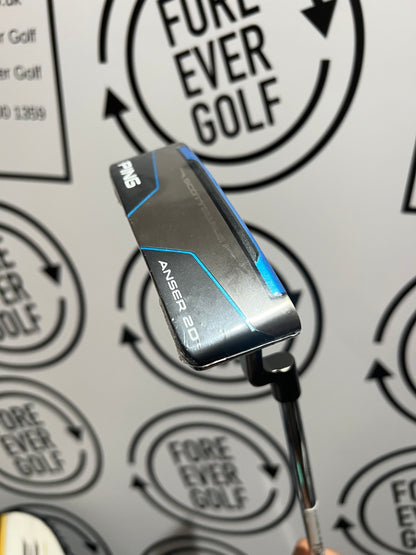 PING SCOTTSDALE 2025 ANSER 2D PUTTER / Black Dot / 34” / RH