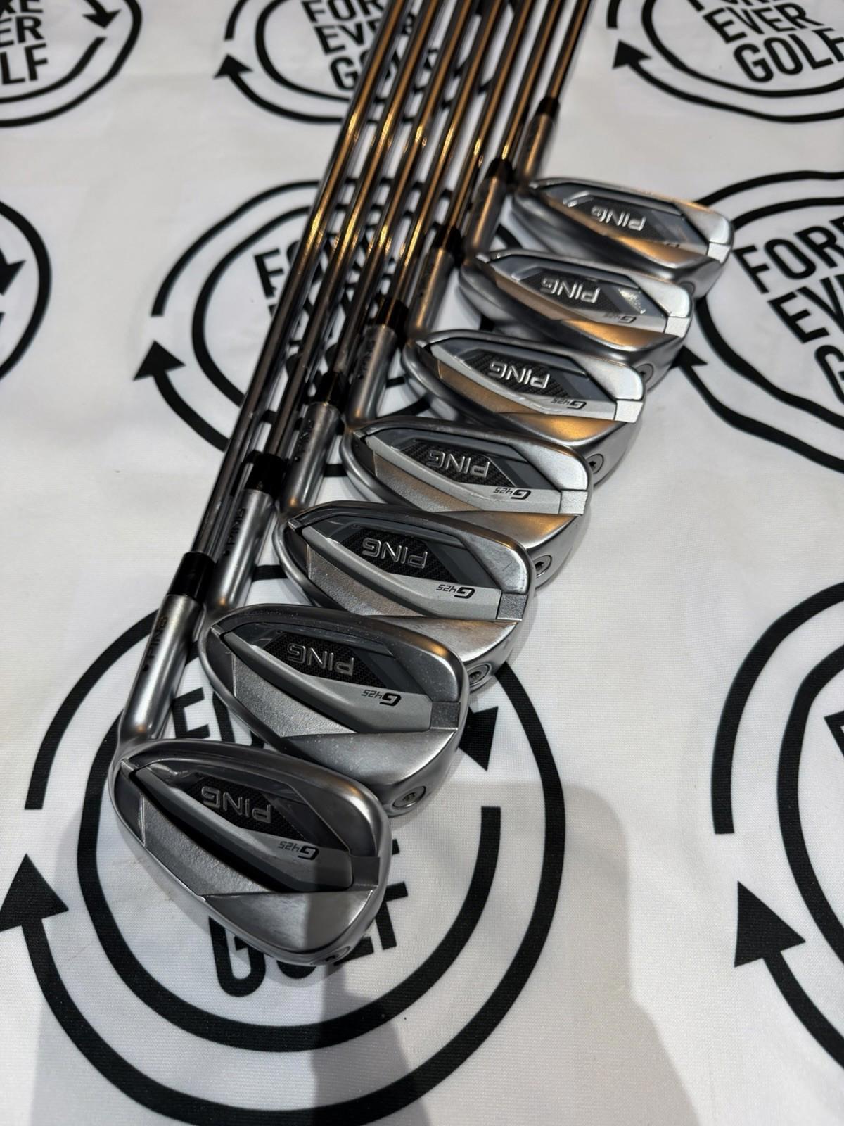 PING G425 IRONS / 4 - PW / Mens RH / Peoject X 5.5 Reg Shafts / V.GOOD USED