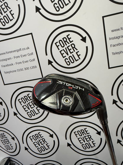 TAYLORMADE STEALTH 2 PLUS+ 4 HYBRID / 22 Deg / Mens RH / 75g Reg Flex / V.GOOD USED