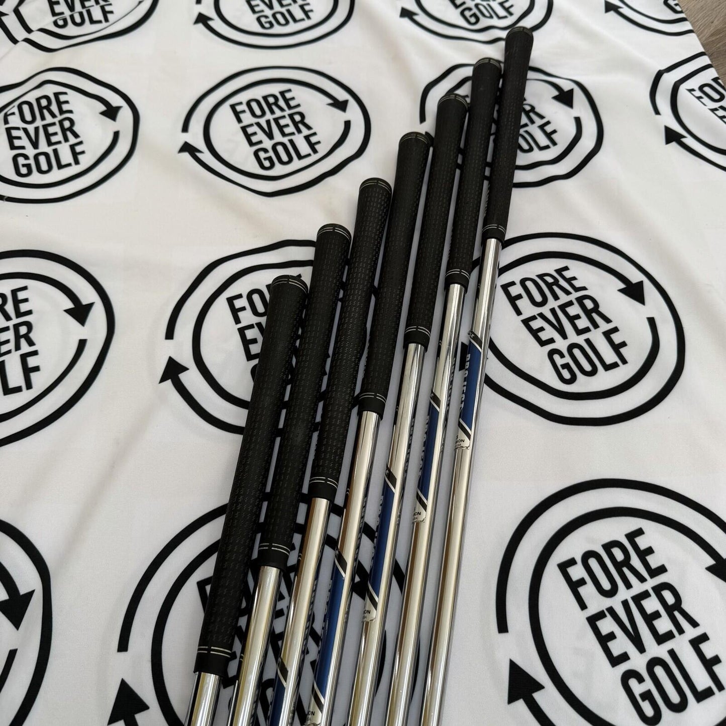 CALLAWAY TCB FORGED IRONS / 4 - PW / Mens RH / Project X 6.5 X-Stiff Flex / GOOD